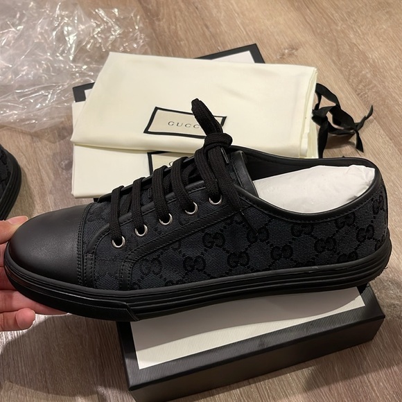 Gucci GG Black Canvas Miro Soft - Picture 2 of 10